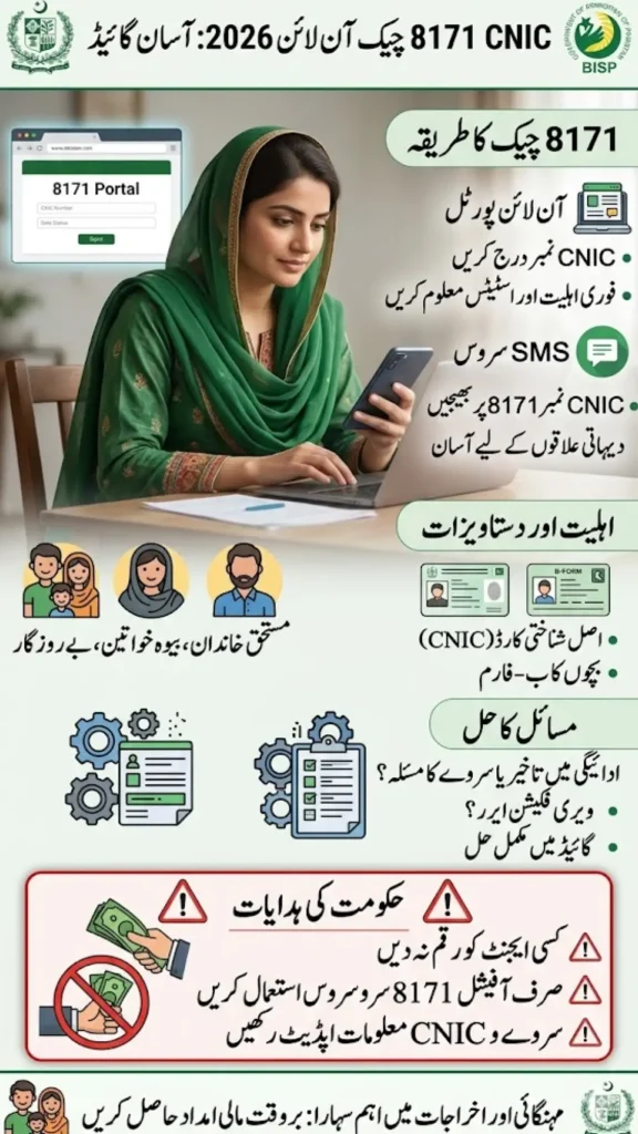 BISP 8171 CNIC Check Apply Online 